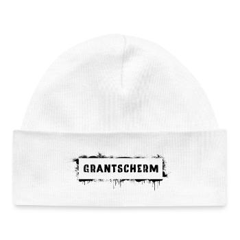 Grantscherm – Dicton culte du dialecte viennois - Bonnet bébé bio - blanc - Devant