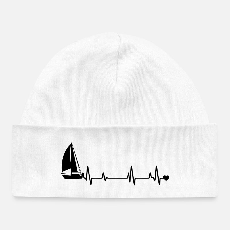 Sail - Baby Organic Beanie - white