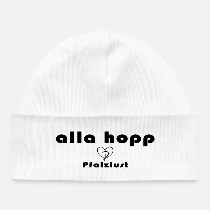 alla hopp - Baby Organic Mütze - Weiß