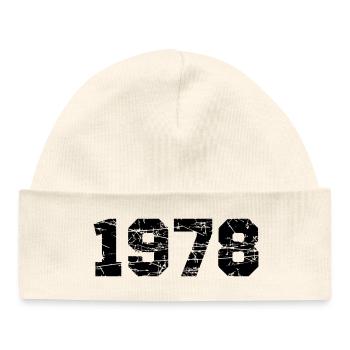 1978 - Baby Organic Mütze - Weiß - Vorne