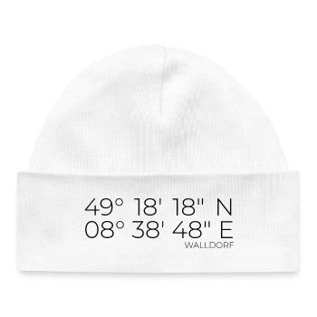 Coordonnées Walldorf - Bonnet bébé bio - blanc - Devant