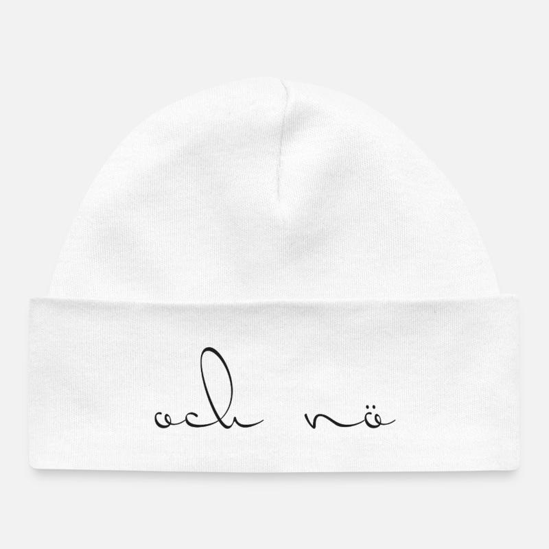 och nö - Bonnet bébé bio - blanc