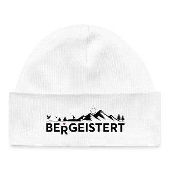 Bergeistert Nature Tranquility Mountains - Baby Organic Beanie - white - Front