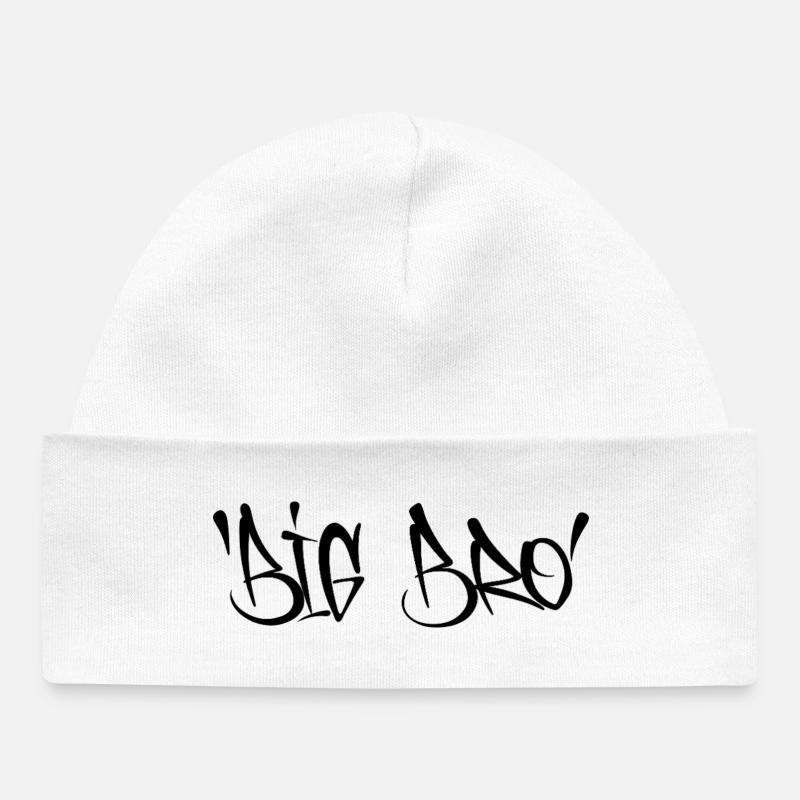 Grand Frère - Bonnet bébé bio - blanc