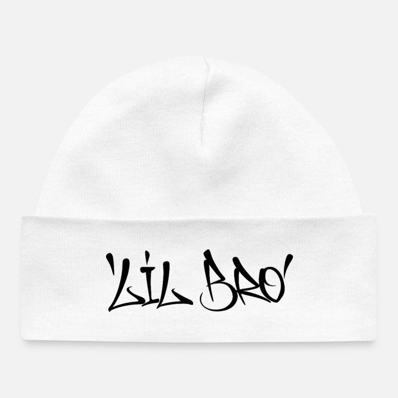Lil Bro - Bonnet bébé bio - blanc