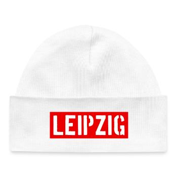 Leipzig - État libre de Saxe - Bonnet bébé bio - blanc - Devant