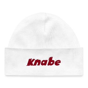 boy - Baby Organic Beanie - white - Front