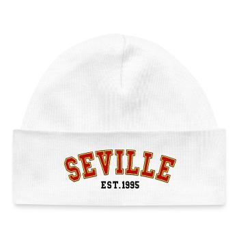 Séville Est.1995 - Bonnet bébé bio - blanc - Devant