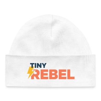 Tiny rebel - Bonnet bébé bio - blanc - Devant