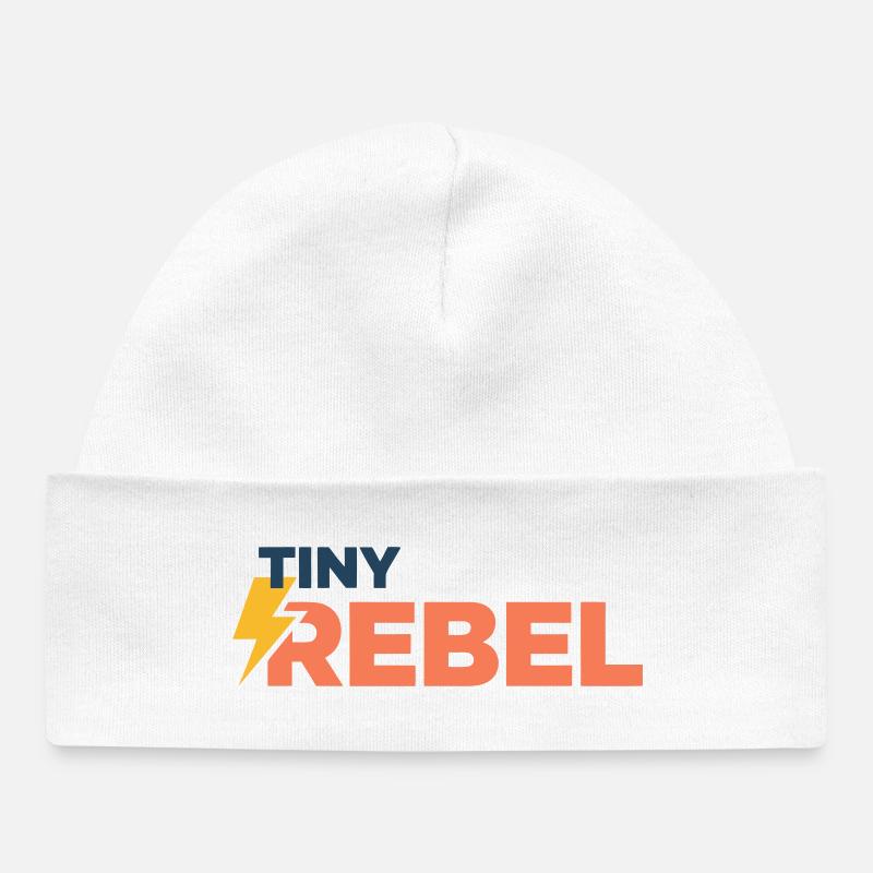 Tiny rebel - Bonnet bébé bio - blanc