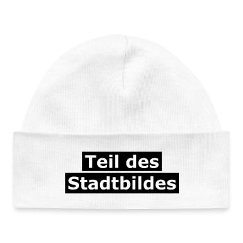 Partie intégrante du paysage urbain - Bonnet bébé bio - blanc - Devant