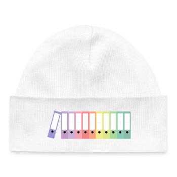 File Folders / Folders - Baby Organic Beanie - white - Front