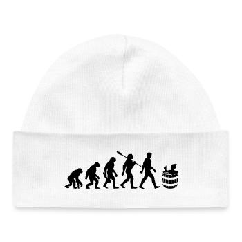Evolution - Eisbader - Winterbaden - Eisbaden - Baby Organic Mütze - Weiß - Vorne