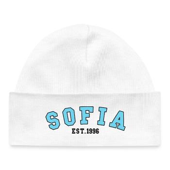 Sofia Est. 1996 - Baby Organic Beanie - white - Front
