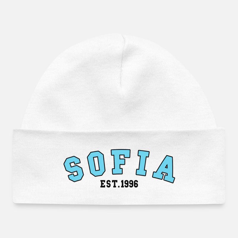 Sofia Est. 1996 - Baby Organic Beanie - white
