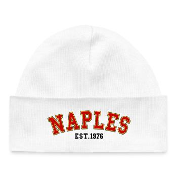 Naples Est. 1976 - Baby Organic Beanie - white - Front