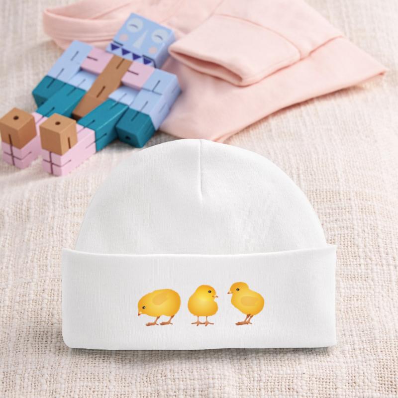 Chick – Cute Spring and Easter Motif Baby Organic Beanie