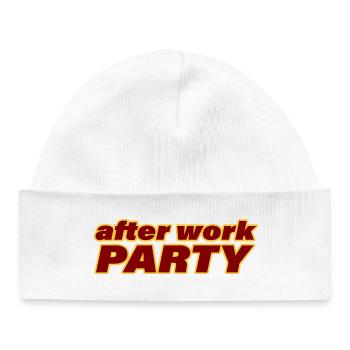 AFTER WORK PARTY - Baby Organic Beanie - white - Front