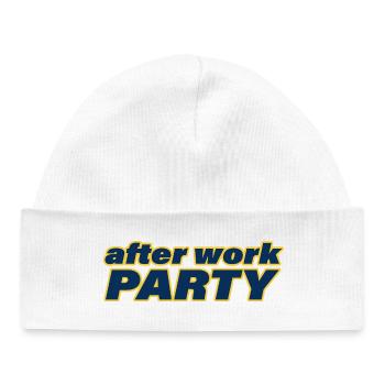 AFTER WORK PARTY - Baby Organic Beanie - white - Front