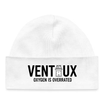 Ventoux Oxygen Is Overrated Cycling Design - Baby Organic Beanie - white - Front