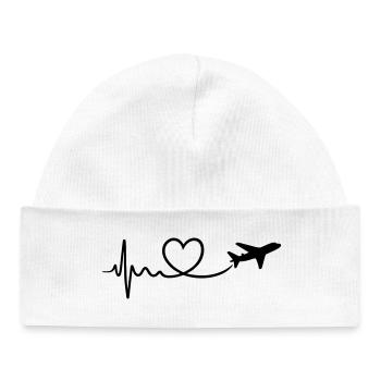 Amour du voyage - Bonnet bébé bio - blanc - Devant