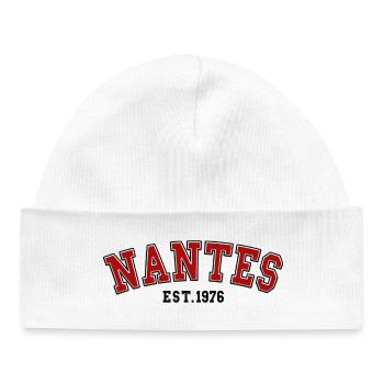 Nantes Est. 1976 - Baby Organic Beanie - white - Front
