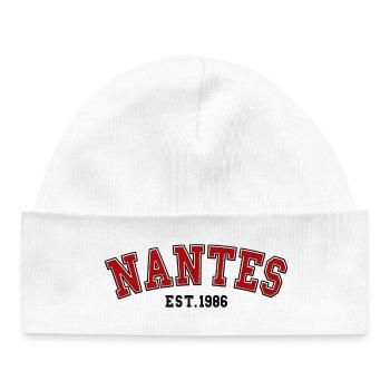 Nantes Est. 1986 - Baby Organic Beanie - white - Front