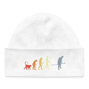 Baker Evolution Retro Look - Baby Organic Beanie - white - Front