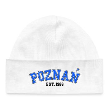 Poznań Fondée en 1986 - Bonnet bébé bio - blanc - Devant