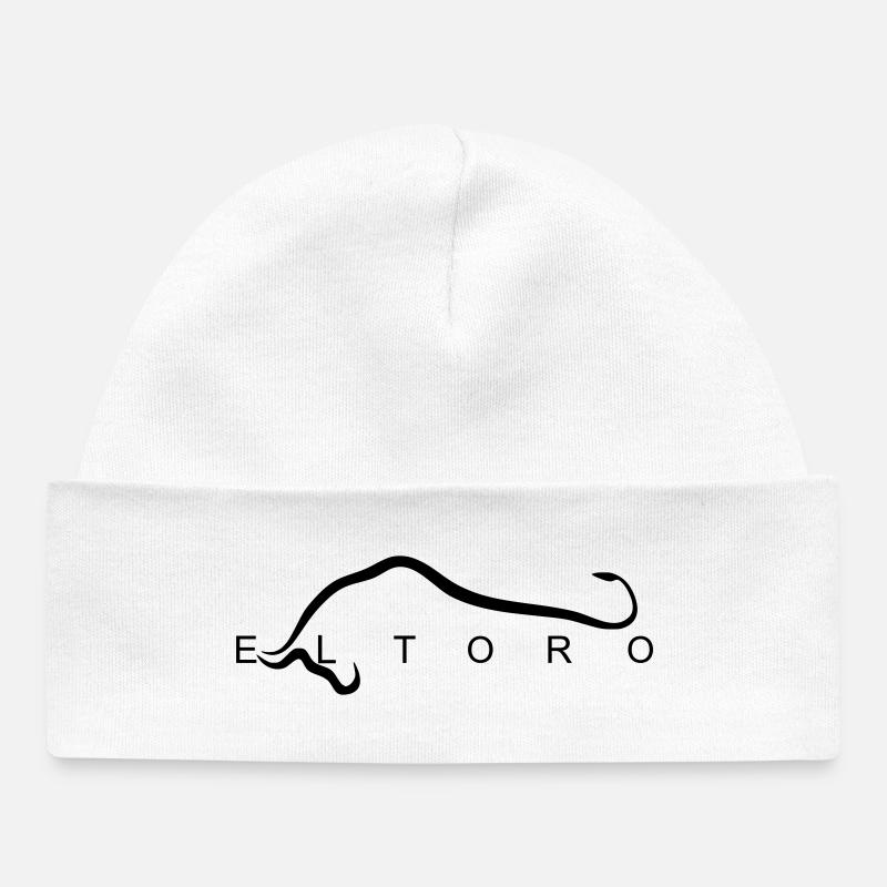 El_Toro - Bonnet bébé bio - blanc