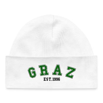 Graz Est. 1996 - Baby Organic Beanie - white - Front