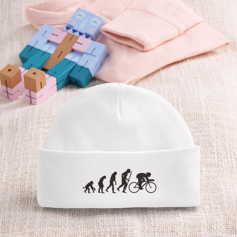Evolution du cyclisme Bonnet bébé bio
