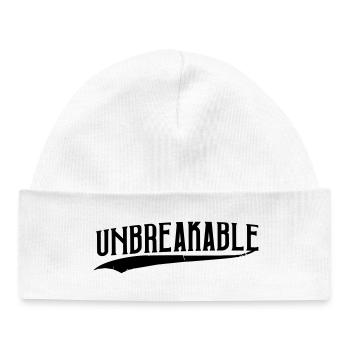 unbreakable unaufhaltsam strong Training beliebt - Baby Organic Mütze - Weiß - Vorne
