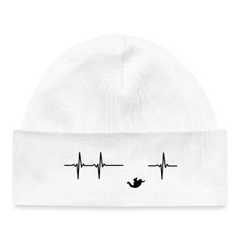 Parachute jumper impulsion - Bonnet bébé bio - blanc - Devant