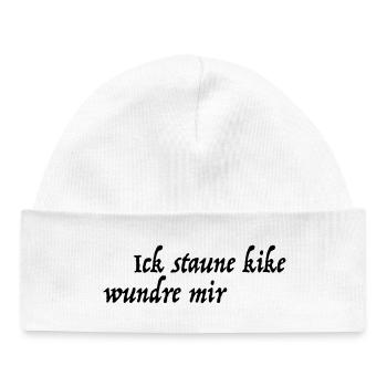 I'm amazed kike wound me - Baby Organic Beanie - white - Front