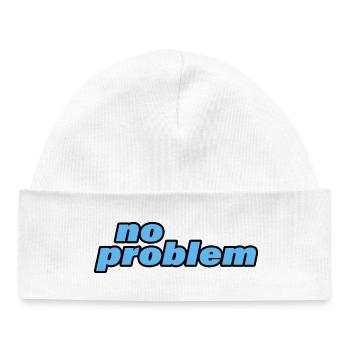 NO PROBLEM - Baby Organic Beanie - white - Front
