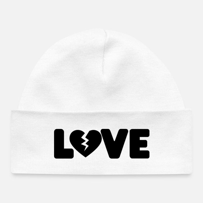J’adore dire - Bonnet bébé bio - blanc
