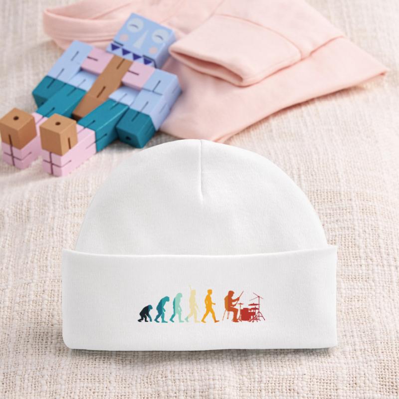 Battery Evolution Baby Organic Beanie