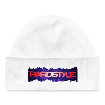Hardstyle Neon Burst Logo - Bonnet bébé bio - blanc - Devant