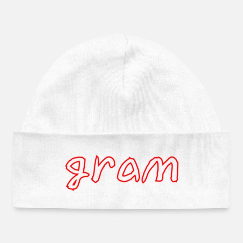 gram - Bonnet bébé bio - blanc