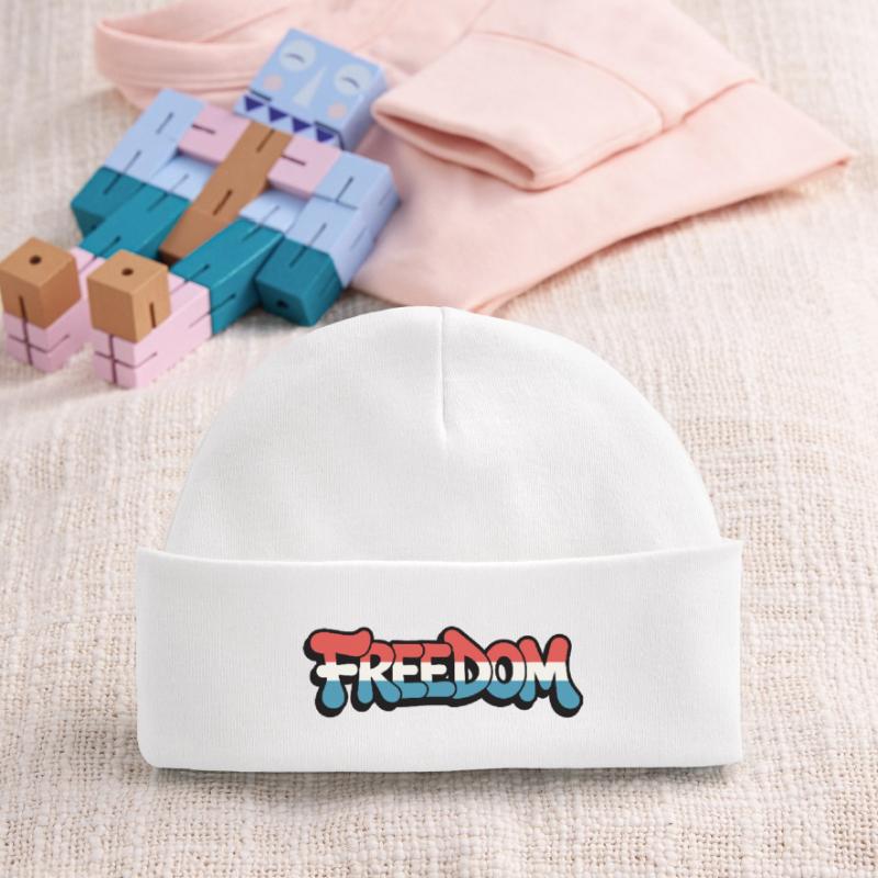 Conception de la Déclaration de Typographie de la Liberté Bonnet bébé bio