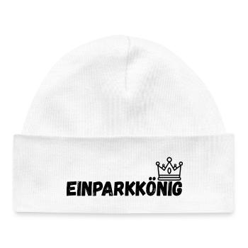 Parking king - Baby Organic Beanie - white - Front
