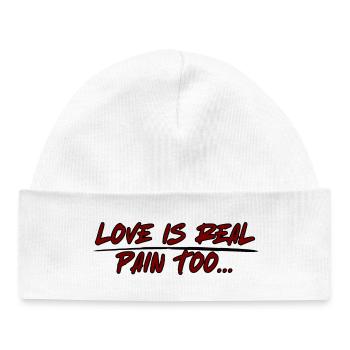 love is real - Baby Organic Mütze - Weiß - Vorne