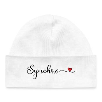 Synchronschwimmen - Baby Organic Mütze - Weiß - Vorne