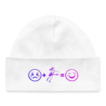 Idée de sports de pickleball pour les fans de la communauté de pickleball - Bonnet bébé bio - blanc - Devant