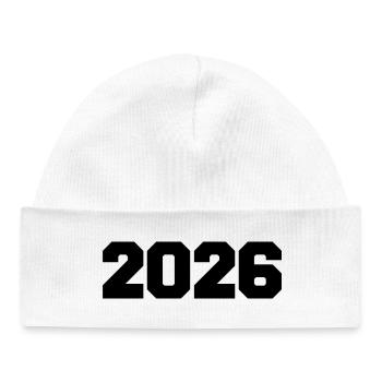 2026 - Baby Organic Mütze - Weiß - Vorne