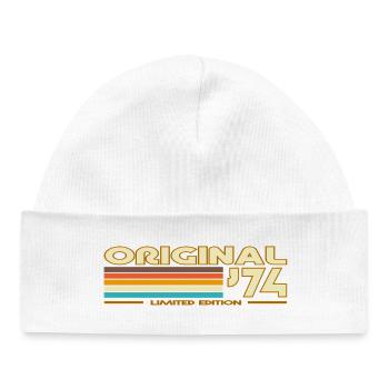 1974 - Baby Organic Beanie - white - Front