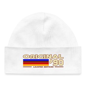 1990 - Baby Organic Beanie - white - Front