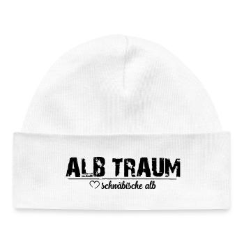 ALB TRAUM_ love schwäbische alb - Baby Organic Mütze - Weiß - Vorne