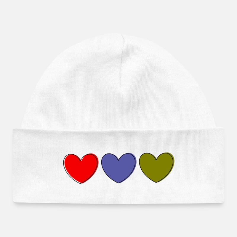 Muttertags Geschenk Mutter Muttertag Geschenkidee  - Baby Organic Mütze - Weiß